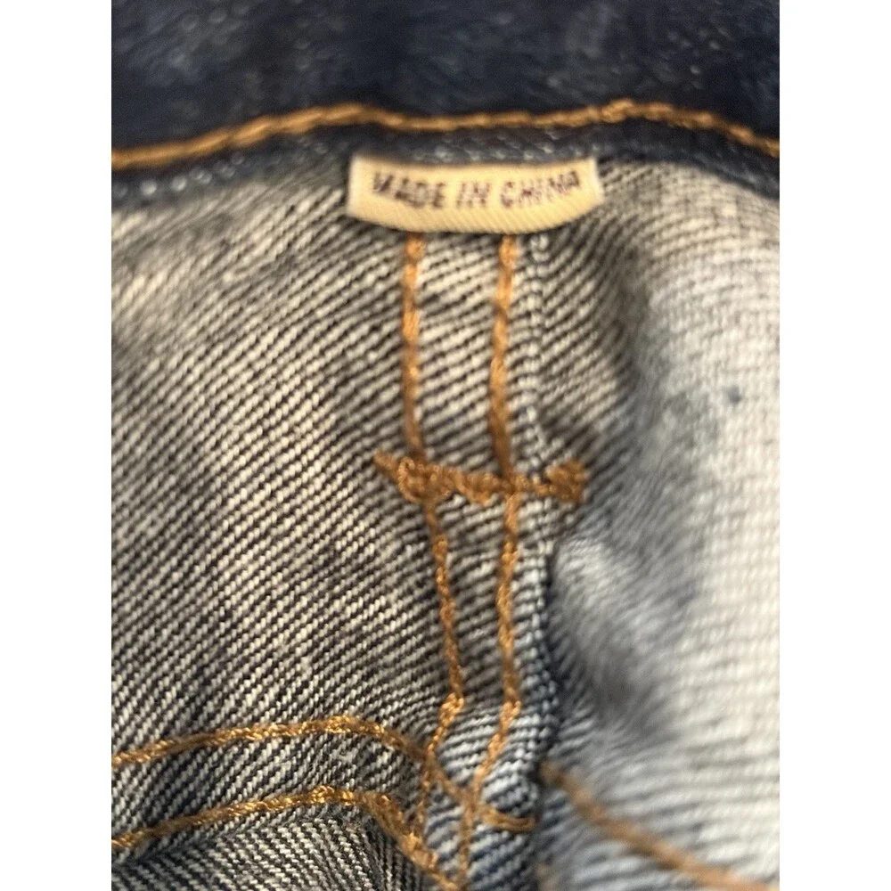 J. Crew 484 Jeans Men's 32x34 Blue Dark Wash Slim Fit Straight